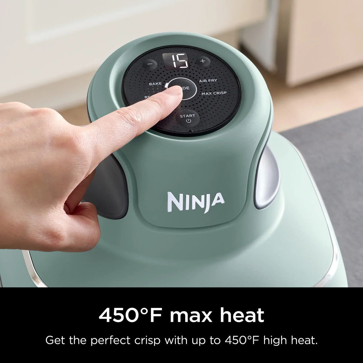 Nouveauté 2026 – Friteuse à air portable Ninja Crispi 4-en-1 en verre , récipients de 4 pintes et 6 tasses, Cyberspace