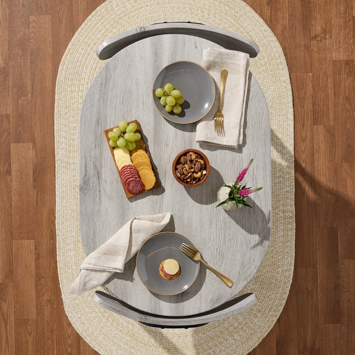 Nouveauté 2026 – Ensemble table et chaises ovales modernes 3 pièces Best Choice Products , petit coin repas avec 2 chaises - Noir/Noir