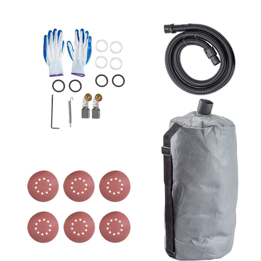Nouveauté 2026 – Ponceuse à plaques de plâtre Drywall , 850 W, électrique, avec éclairage LED et sac d'aspiration, vitesse variable 800-1750 tr/min, pliable, avec poignée télescopique