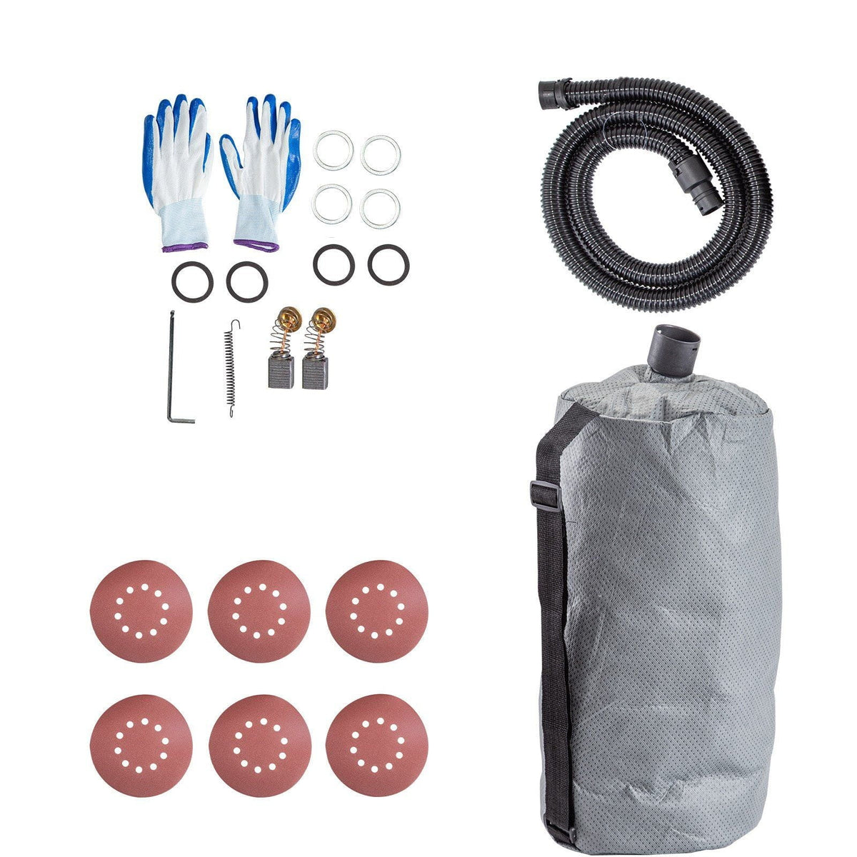 Nouveauté 2026 – Ponceuse à plaques de plâtre Drywall , 850 W, électrique, avec éclairage LED et sac d'aspiration, vitesse variable 800-1750 tr/min, pliable, avec poignée télescopique