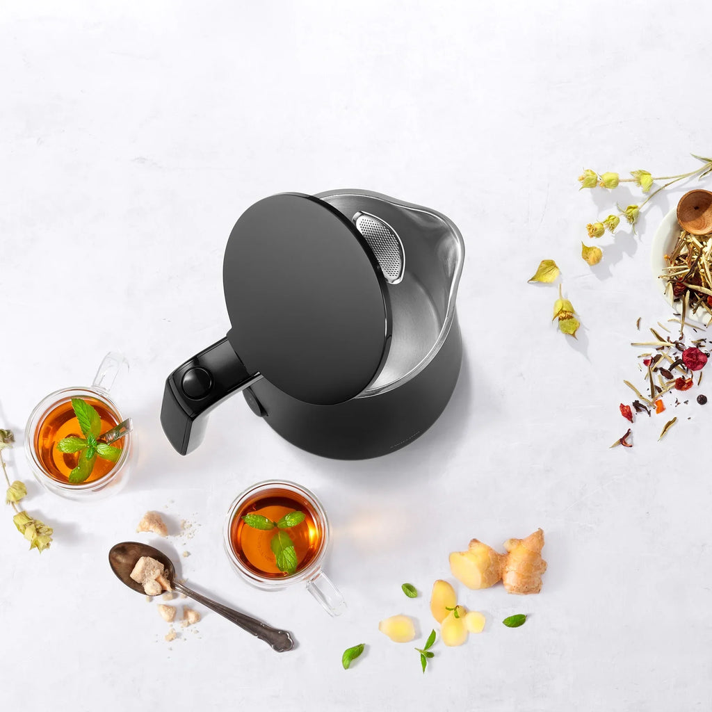 Nouveauté 2026 – Bouilloire électrique sans fil Enfinigy Cool Touch 1 litre ZWILLING , avec eau chaude instantanée - Noire