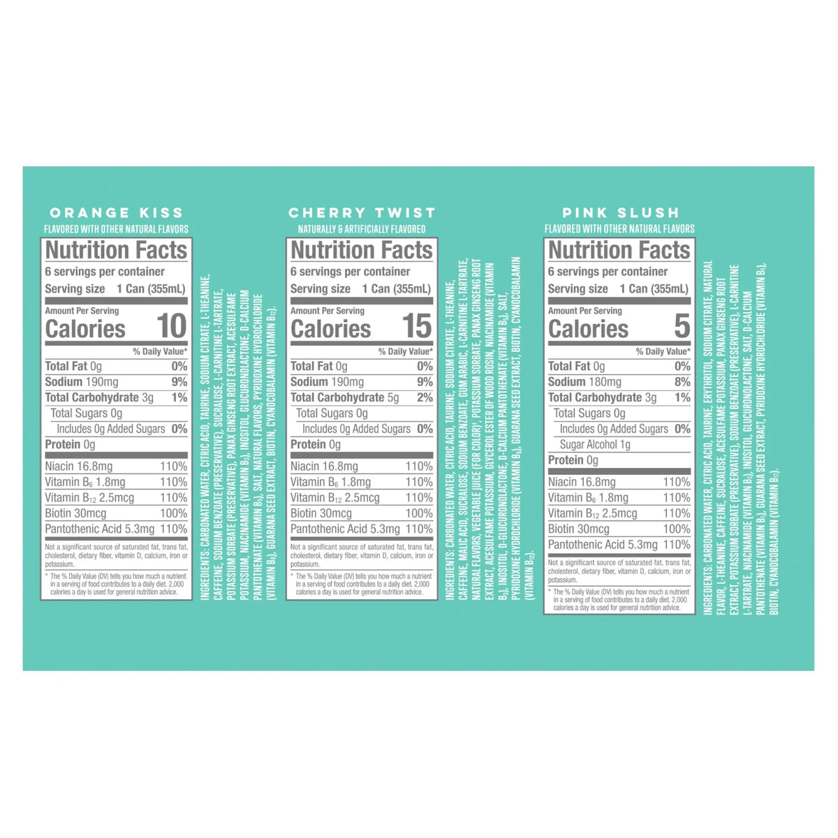 Nouveauté 2026 – Boisson énergisante Alani Nu , assortiment, 355 ml (12 oz liq.), paquet de 18