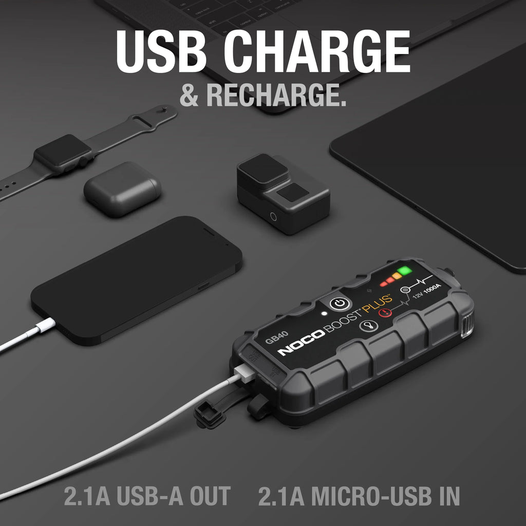 Nouveauté 2026 – NOCO Boost GB40 : Démarreur de batterie portable au lithium ultra-sécurisé 12 V 1000 A