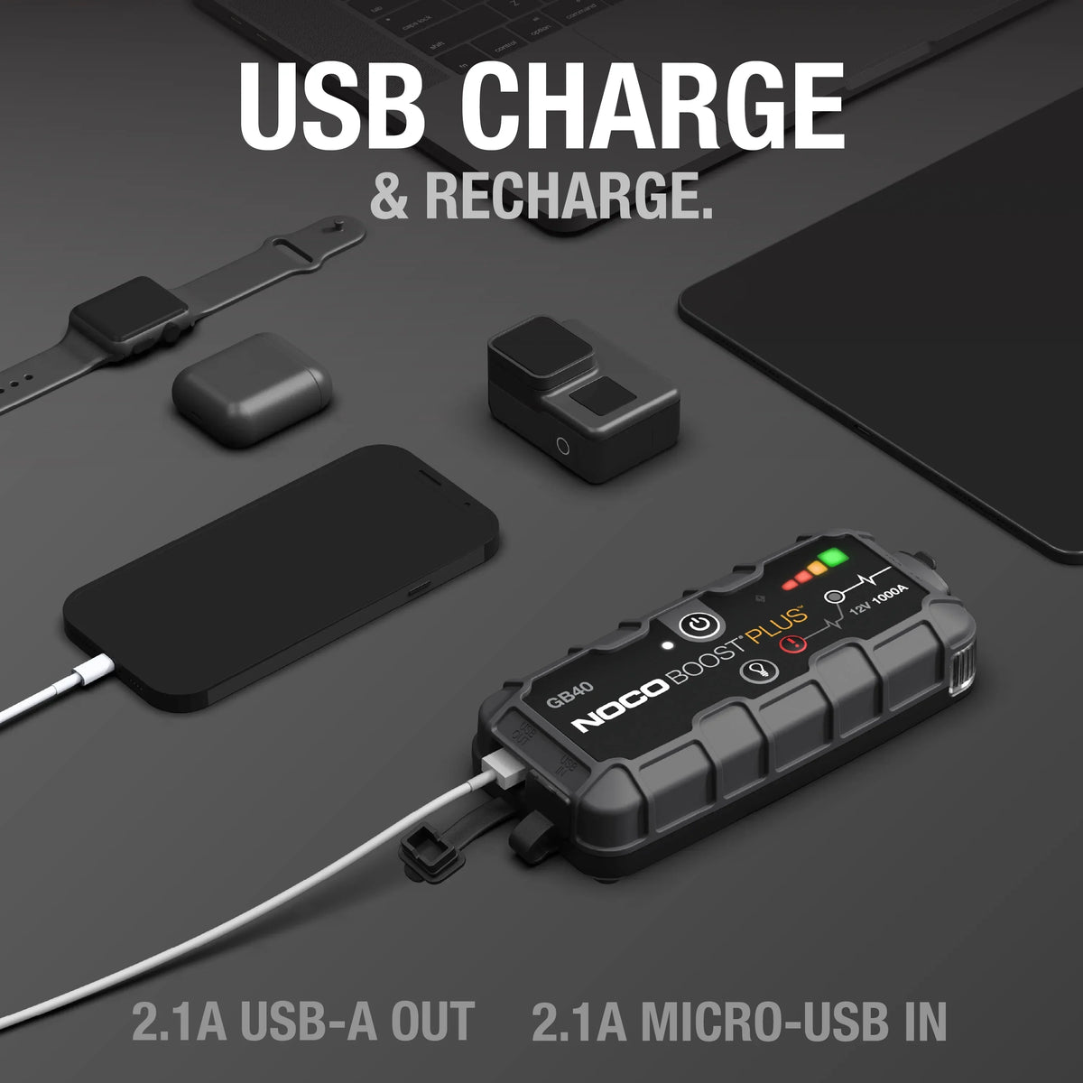Nouveauté 2026 – NOCO Boost GB40 : Démarreur de batterie portable au lithium ultra-sécurisé 12 V 1000 A