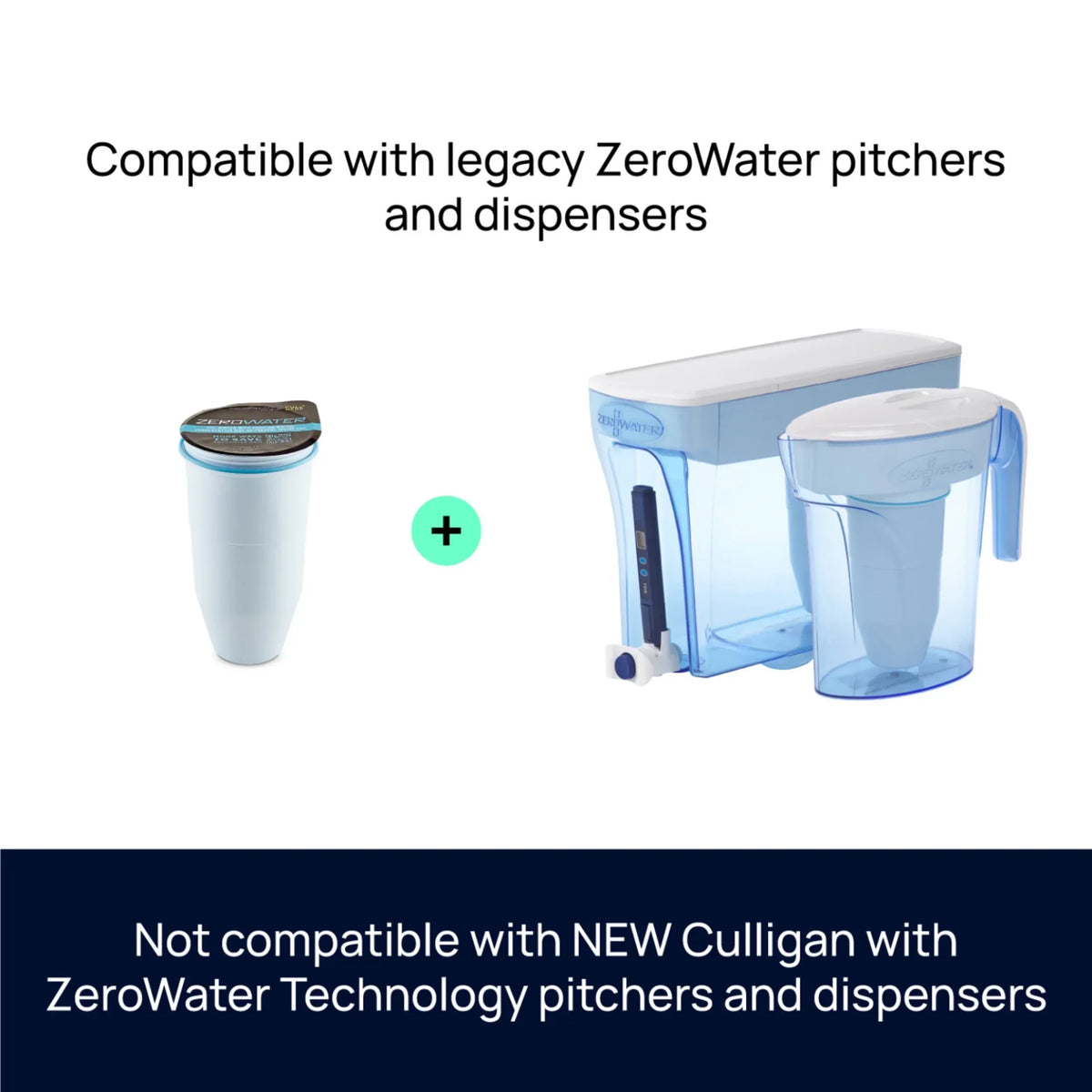 Nouveauté 2026 – Filtre à eau ZeroWater 5 étapes de rechange - Paquet de 12