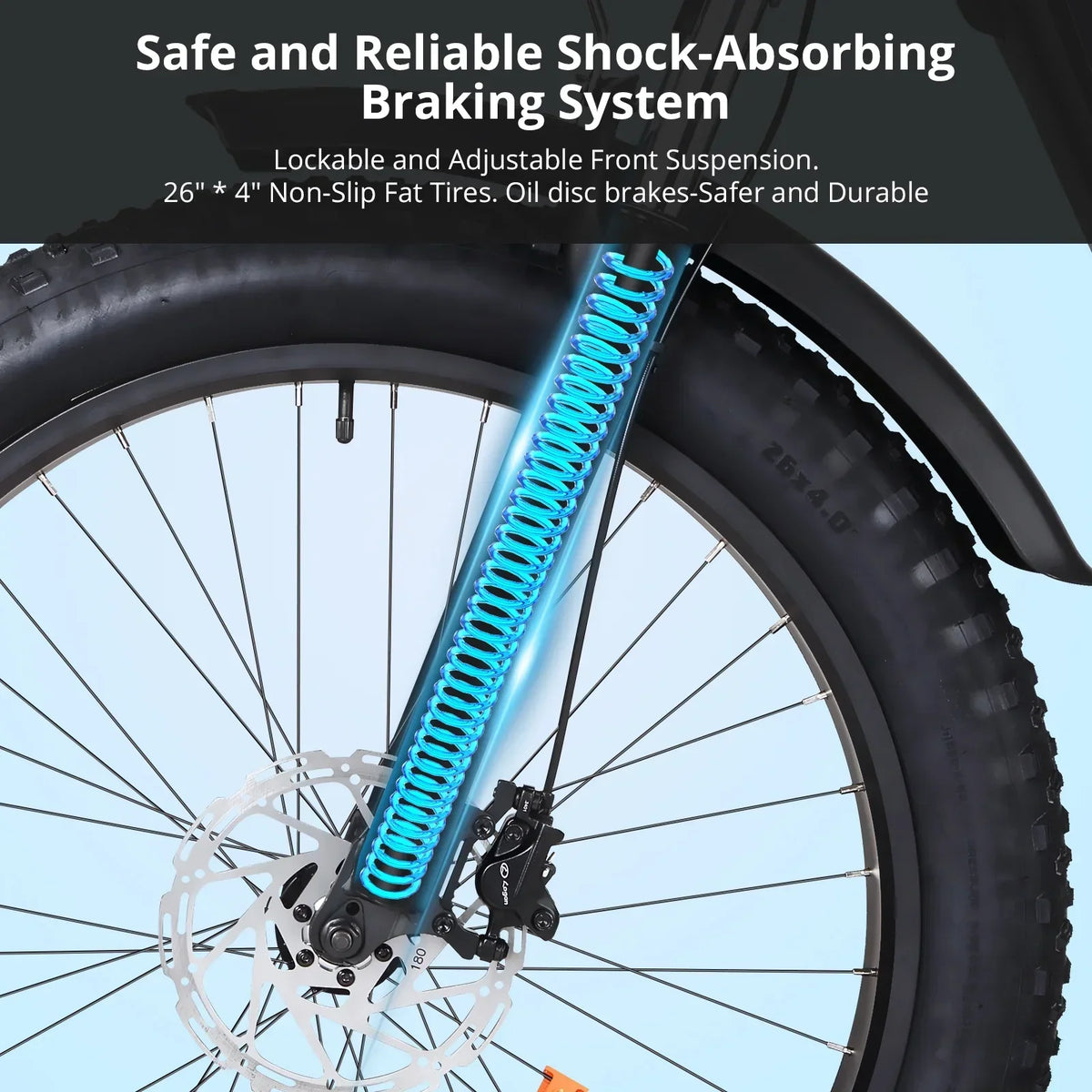 Nouveauté 2026 – Vélo électrique pour adultes, 1000 W, pneus larges 26 pouces, batterie 48 V 17,5 Ah, vitesse maximale de 45 km/h, 7 vitesses, freins à disque hydrauliques doubles, écran LCD, autonomie de 96 km, VTT électrique