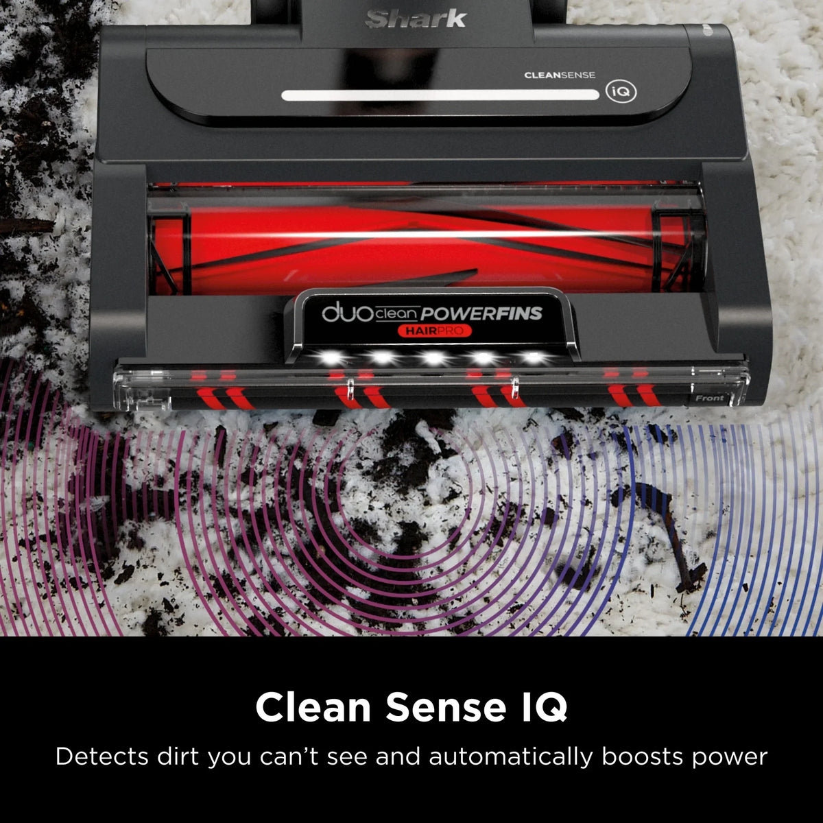 Nouveauté 2026 – Aspirateur balai sans fil Shark Stratos avec Clean Sense IQ et DuoClean PowerFins HairPro MultiFLEX, IZ840H