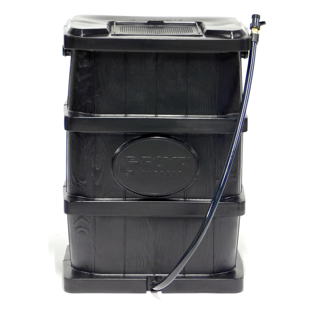 Nouveauté 2026 – Récupérateur d'eau de pluie extérieur FCMP Outdoor WG4000-GRY, aspect bois