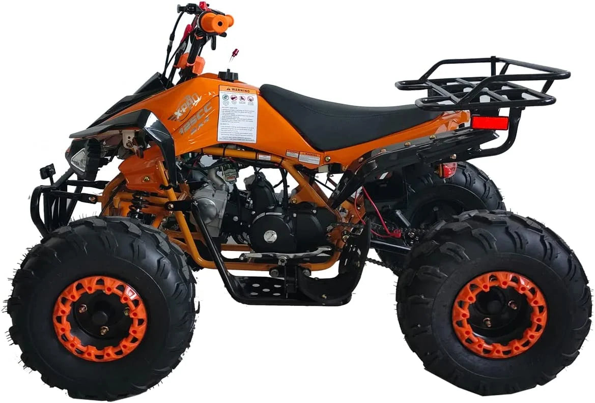 Nouveauté 2026 – VTT X-Pro , 125 cm³, essence, transmission automatique avec marche arrière télécommandée, gros pneus 19"/18