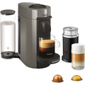 Nouveauté 2026 – Machine à café et expresso Nespresso Vertuo Plus de De'Longhi avec Aerocinno, grise, dosettes individuelles