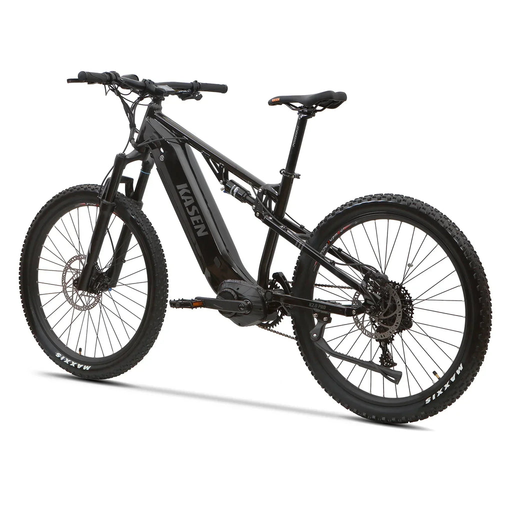 Nouveauté 2026 – VTT électrique Kasen , moteur central 500 W 48 V 15 Ah, suspension intégrale, accélérateur et assistance au pédalage
