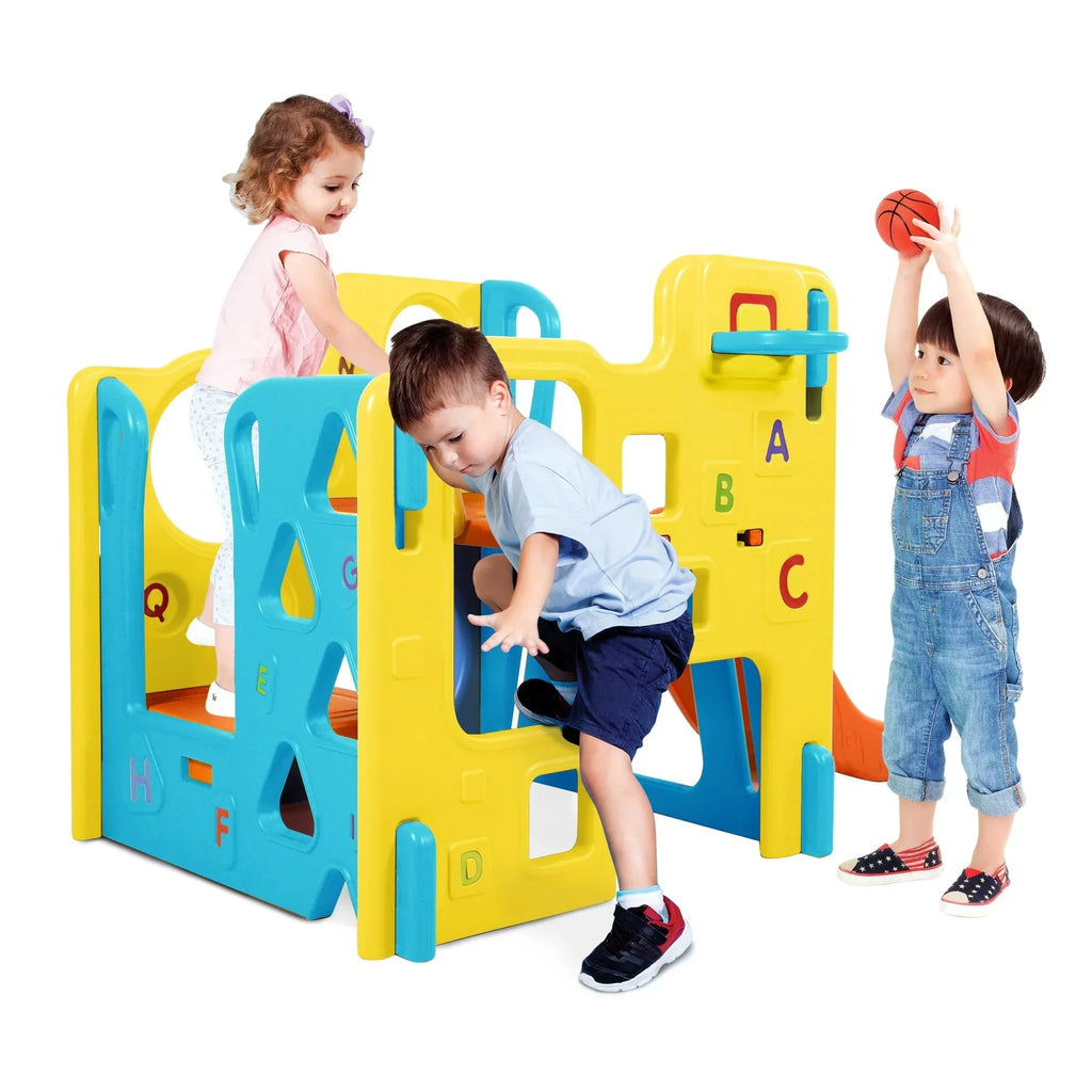 Nouveauté 2026 – Grow'n up Structure de jeux d'escalade et de toboggan pour enfants de 1,5 à 4 ans