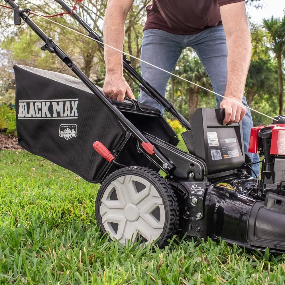 Nouveauté 2026 – Tondeuse autotractée Black Max 21" avec moteur Briggs & Stratton série 625 de 150 cm³