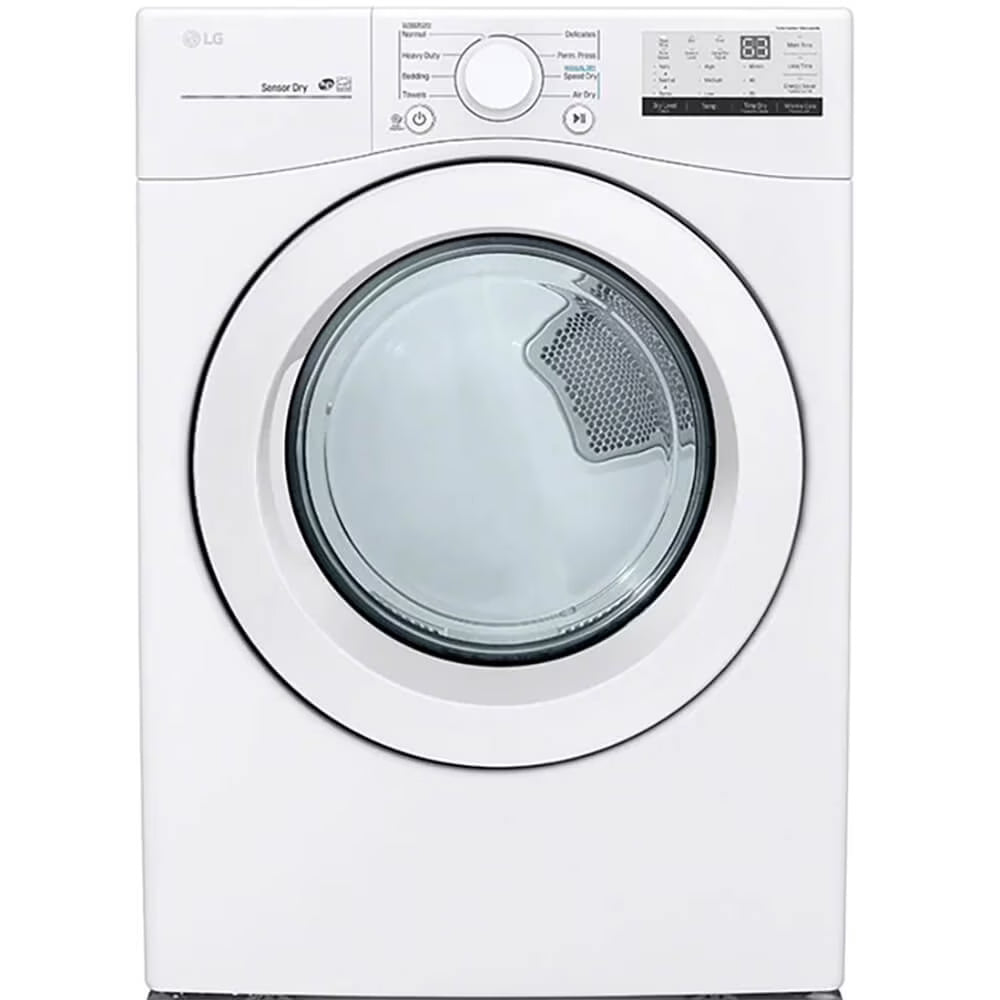 Nouveauté 2026 – Sèche-linge électrique à chargement frontal LG DLE3400W blanc, 7,4 pi³