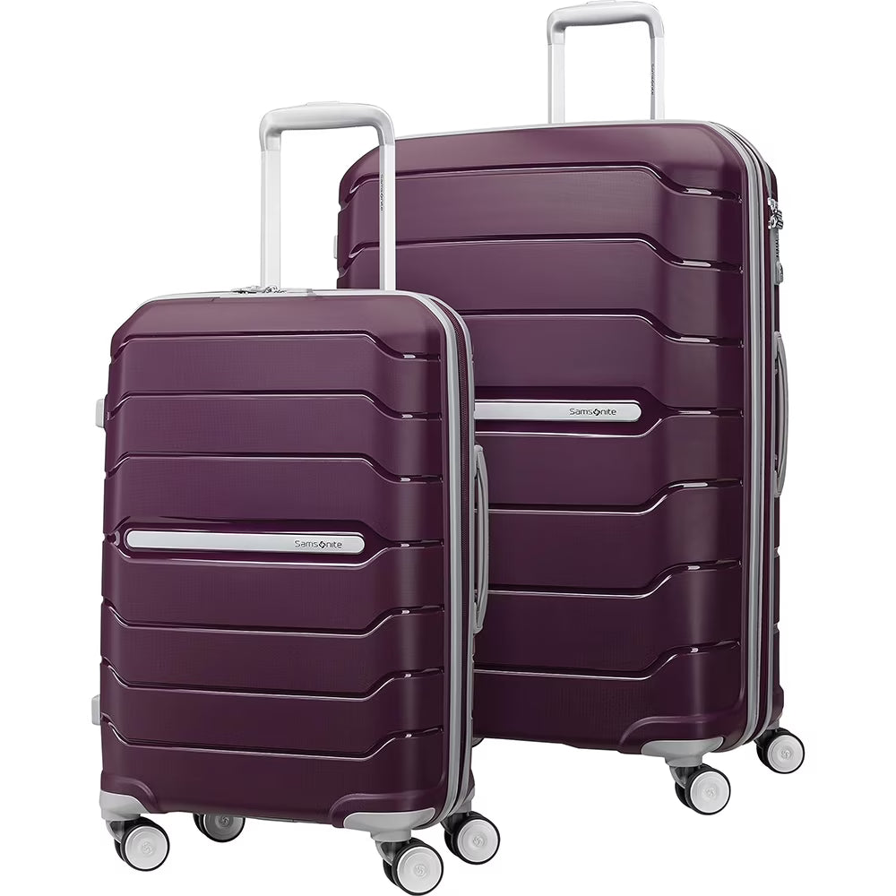 Nouveauté 2026 – Ensemble de 2 valises rigides extensibles à roulettes Samsonite Freeform (21/28 - Cabine/Grande