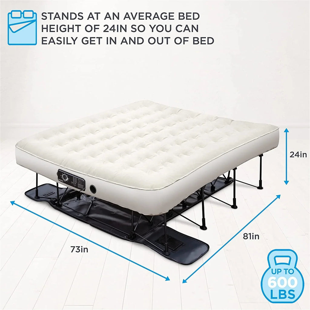 Nouveauté 2026 – Lit gonflable portable Ivation EZ-Bed 10 po avec pompe intégrée