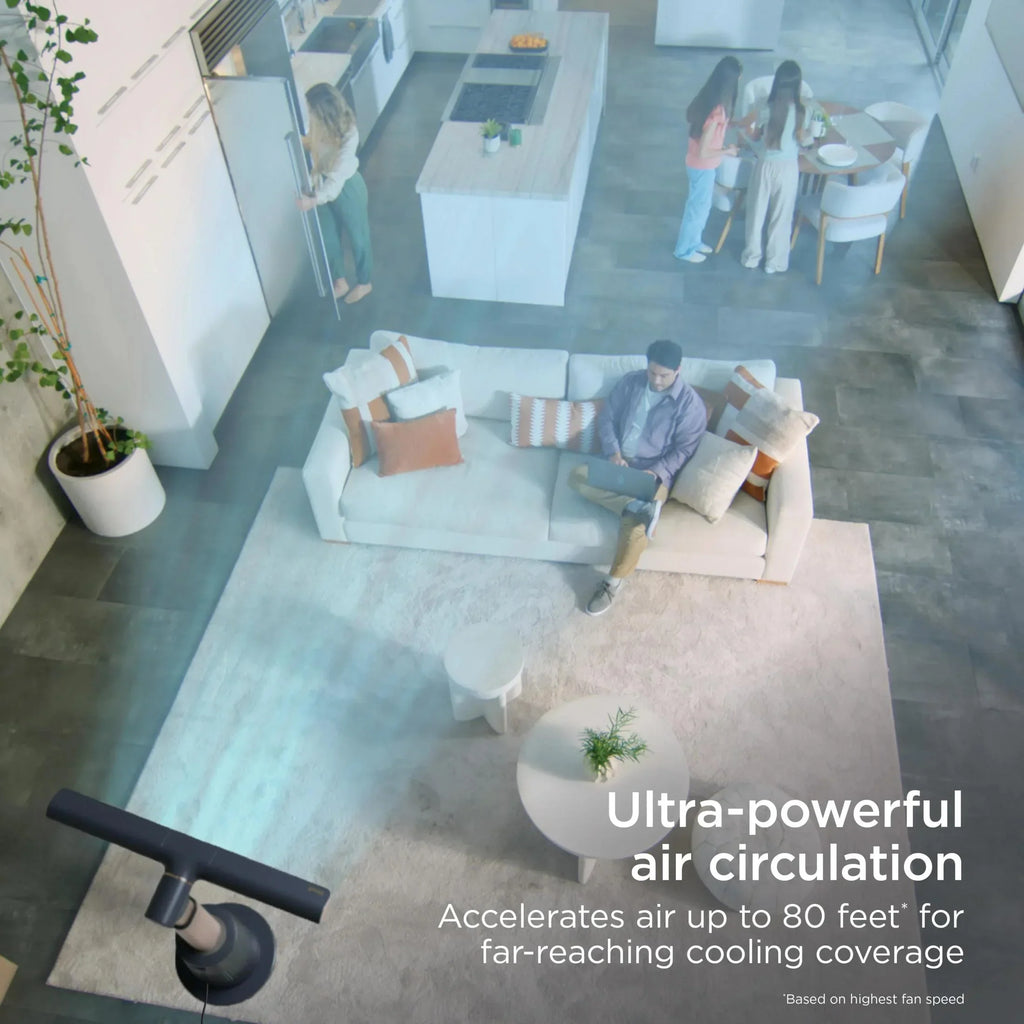 Nouveauté 2026 – Ventilateur Shark TurboBlade XL « Tour sans pales ultra-personnalisable, pivotante, rotative, oscillante à 180° », TF200, anthracite