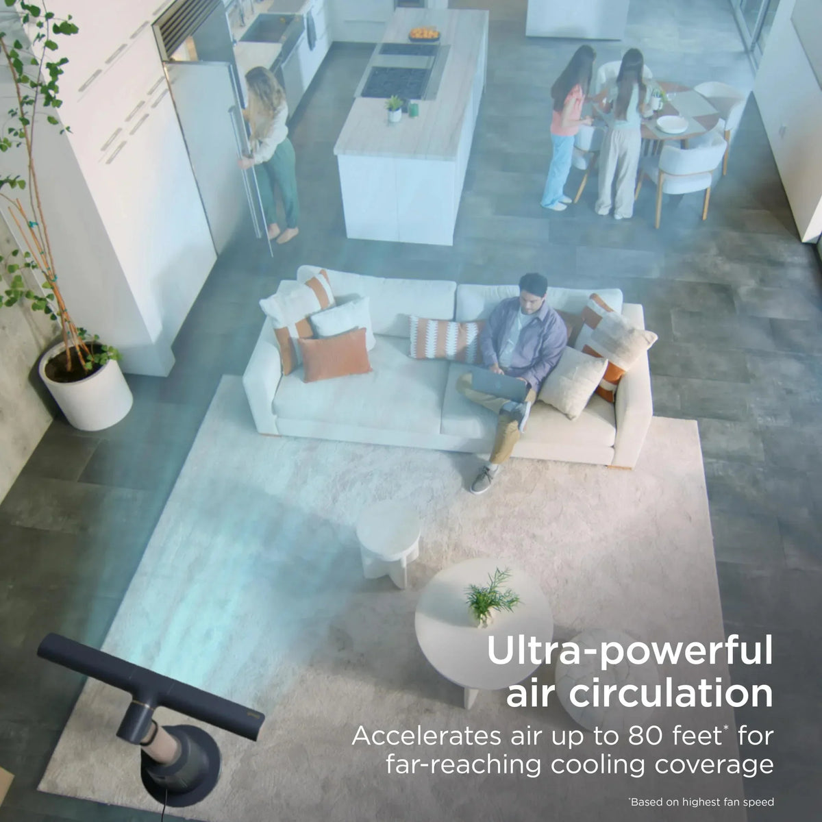 Nouveauté 2026 – Ventilateur Shark TurboBlade XL « Tour sans pales ultra-personnalisable, pivotante, rotative, oscillante à 180° », TF200, anthracite