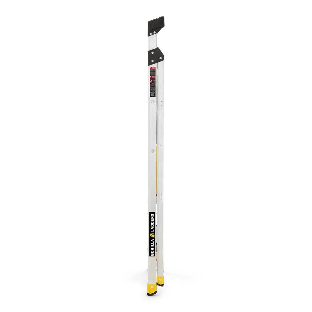 Nouveauté 2026 – Échelle robuste à double plateforme amovible Gorilla Ladders avec nacelle intégrée, 1,7 m, aluminium, multicolore