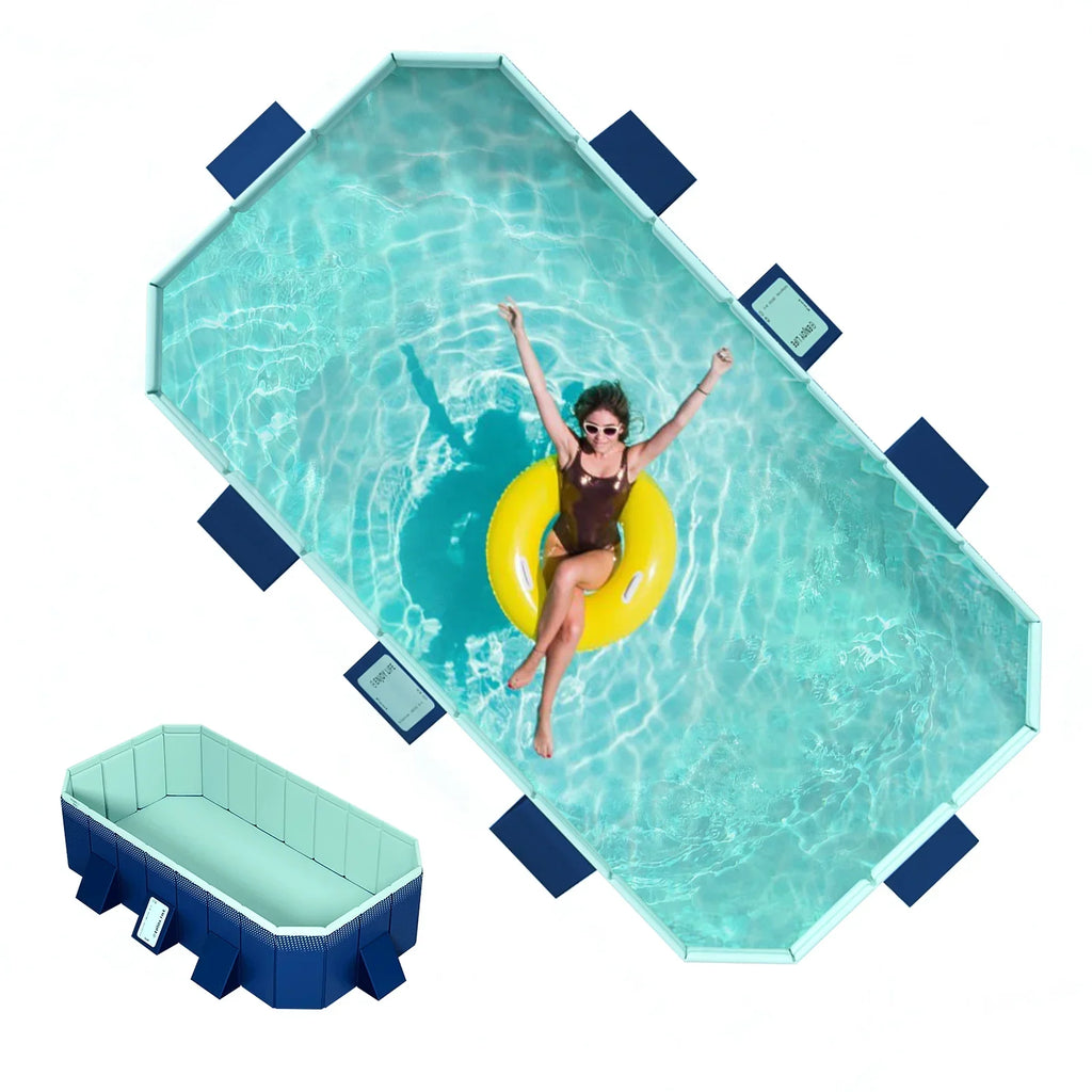 Nouveauté 2026 – Piscine pliable mwptoo , piscine portable pour enfants sans installation, grande piscine pliable et dégonflable, idéale pour les adultes, les chiots, le jardin et la terrasse