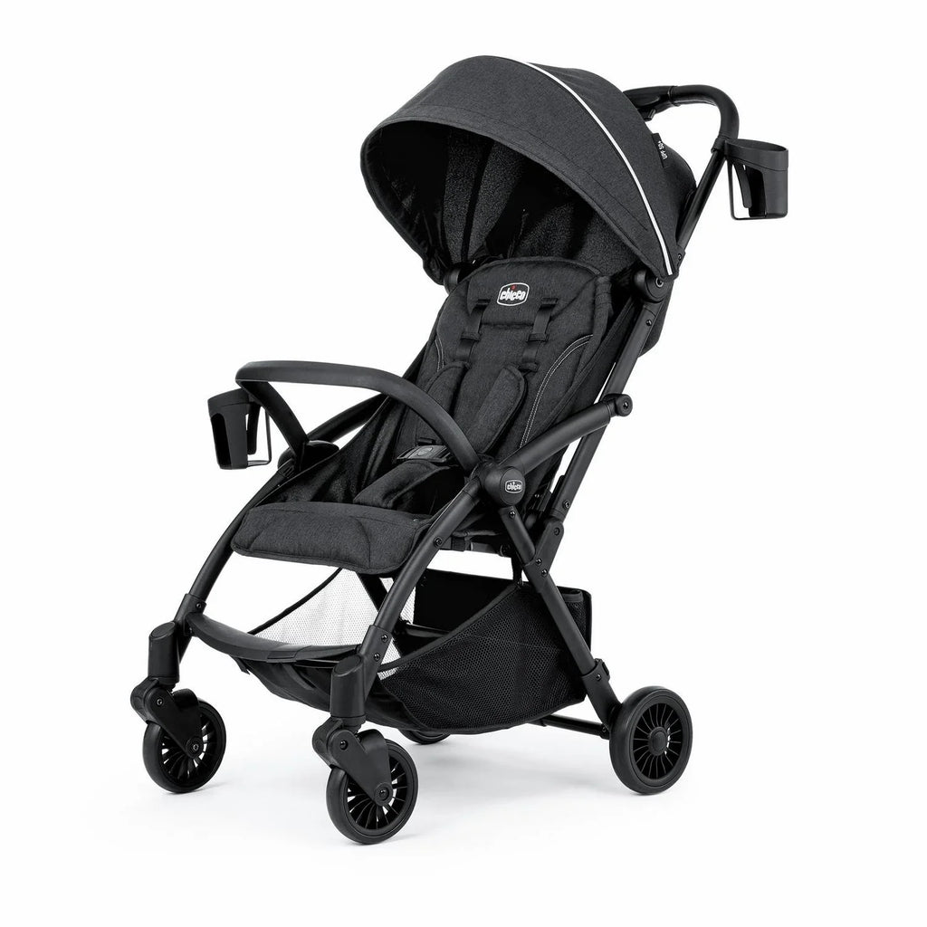 Nouveauté 2026 – Poussette compacte Chicco Presto - Graphite (Gris). Neuve