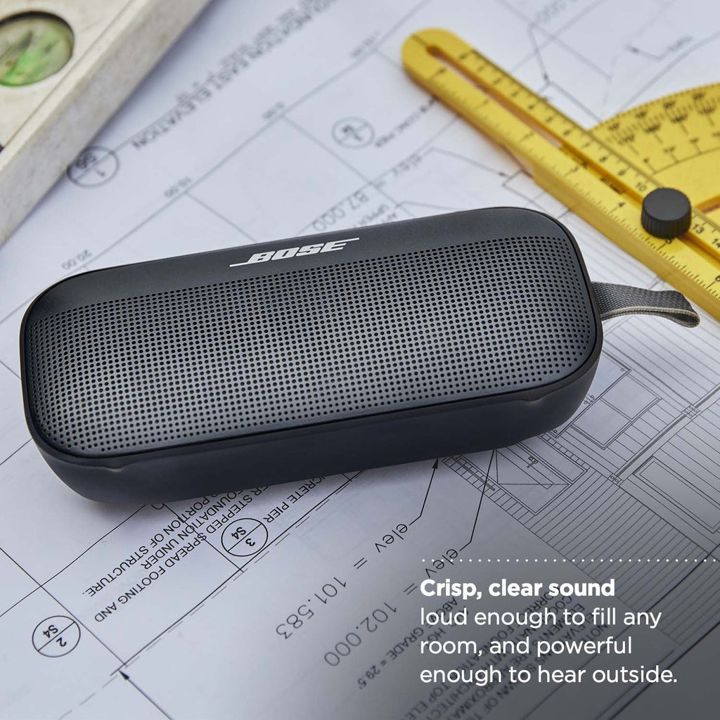 Nouveauté 2026 – Enceinte Bluetooth portable sans fil étanche Bose SoundLink Flex , noire