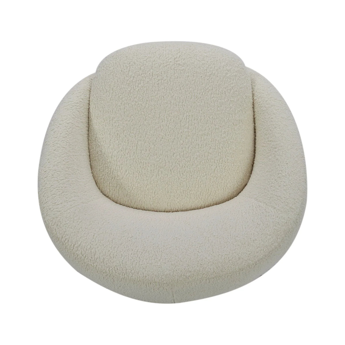 Nouveauté 2026 – Fauteuil pivotant Mira de Better Homes & Gardens , en peau de mouton retournée crème
