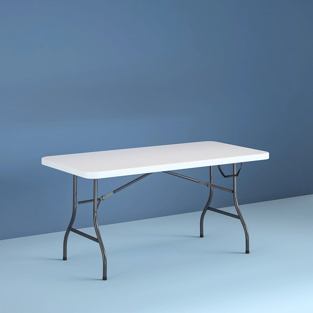 Nouveauté 2026 – Table pliante Cosco 6 pieds , coloris blanc moucheté