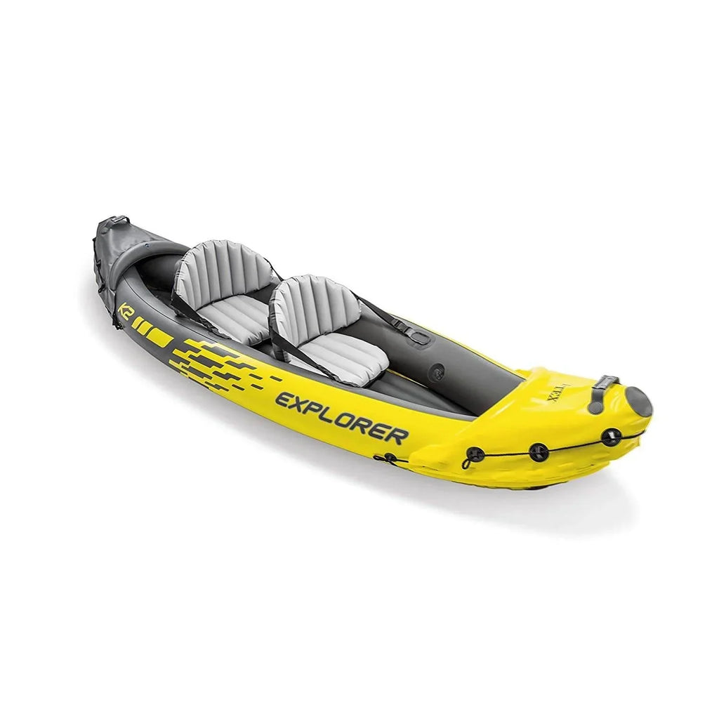 Nouveauté 2026 – Kayak gonflable Intex 2 places avec rames et pompe et kayak gonflable 1 place