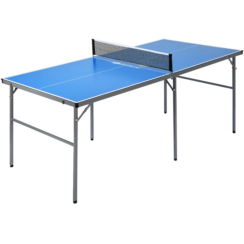 Nouveauté 2026 – Table de ping-pong portable Goplus (15 x 7,5 cm) avec accessoires, pour une utilisation intérieure et extérieure