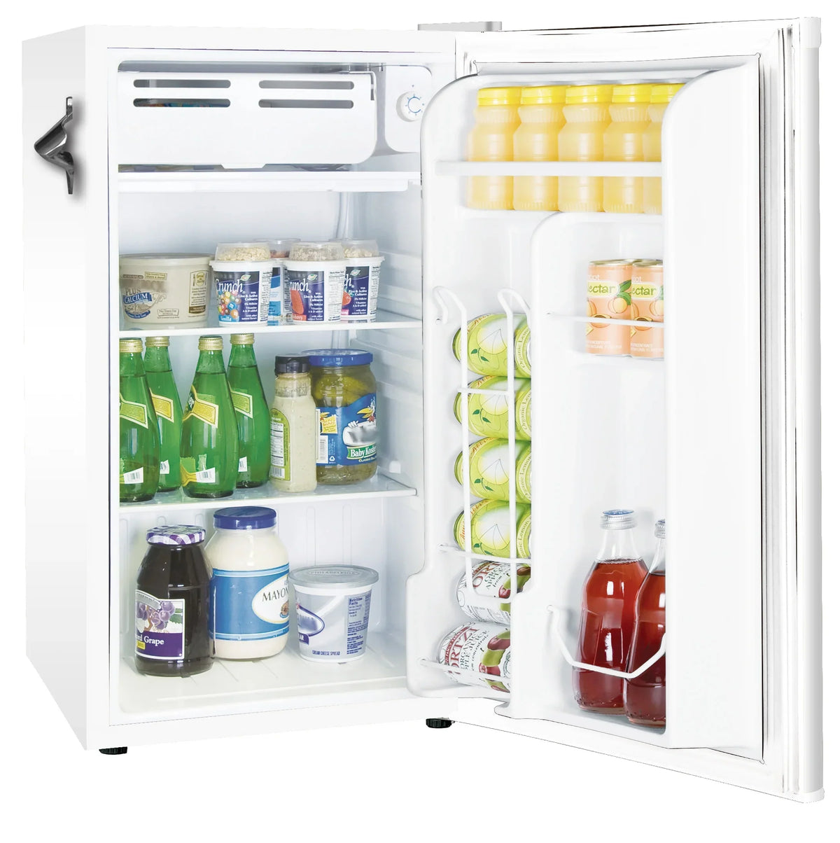 Nouveauté 2026 – Réfrigérateur de bar rétro Frigidaire EFR376-C-PINK 3,2 pi³ (rose), 65 watts, avec ouvre-bouteille latéral