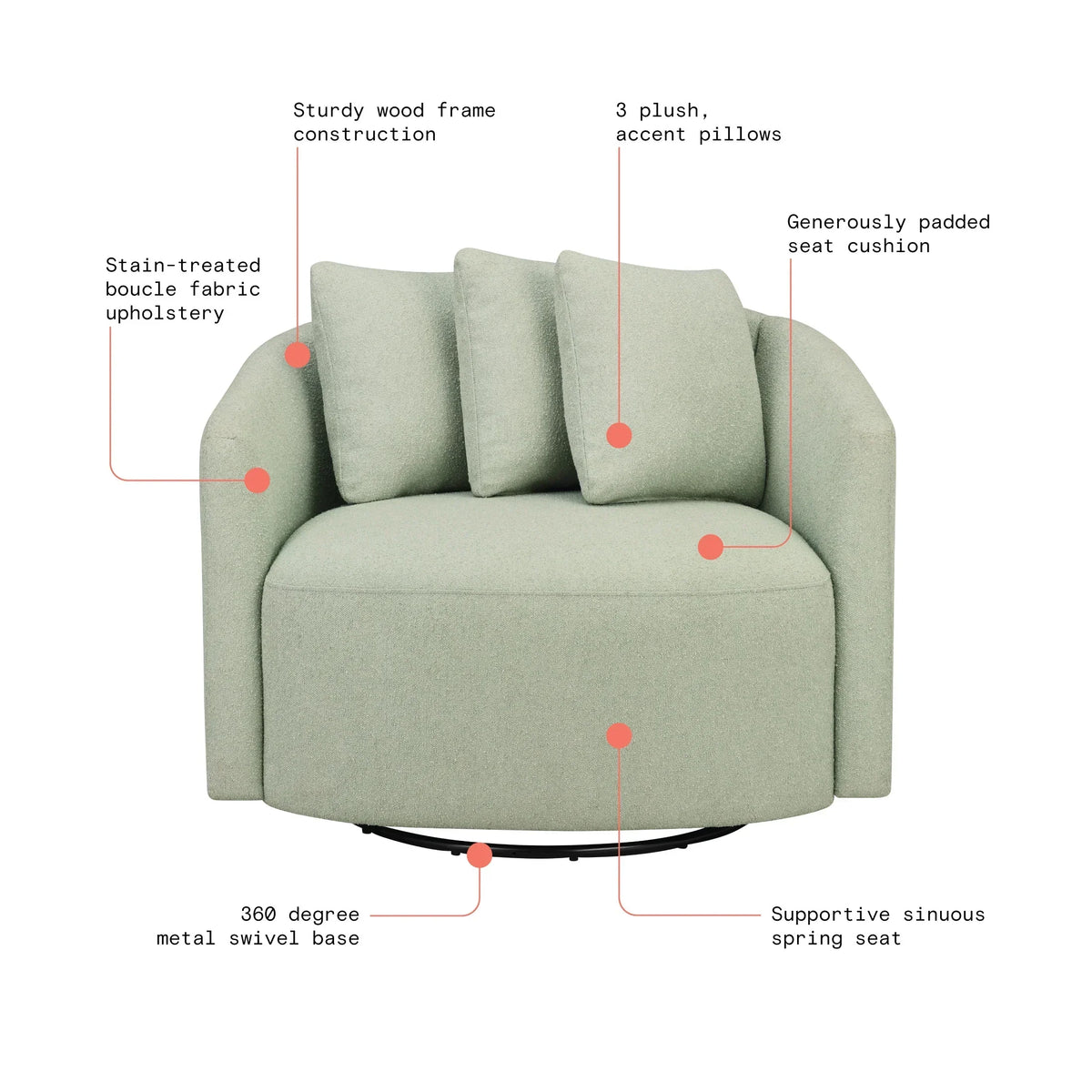 Nouveauté 2026 – Fauteuil d'appoint Beautiful Drew de Drew Barrymore (édition ), coloris crème bouclé