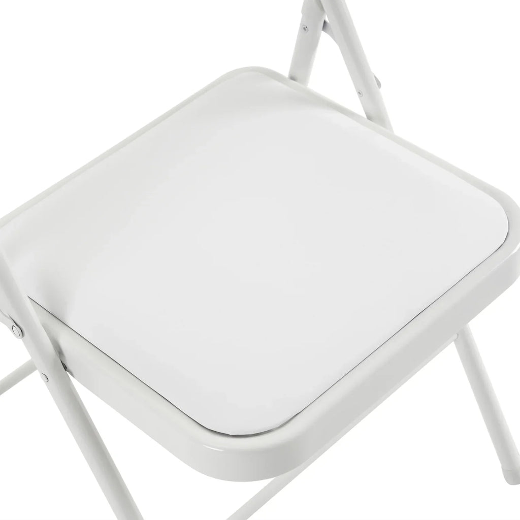 Nouveauté 2026 – Lot de 6 chaises pliantes grises avec assise rembourrée, portables et empilables, pour une utilisation intérieure et extérieure. Structure métallique robuste, idéale pour les événements, bureaux, mariages et fêtes. Capacité de charge
