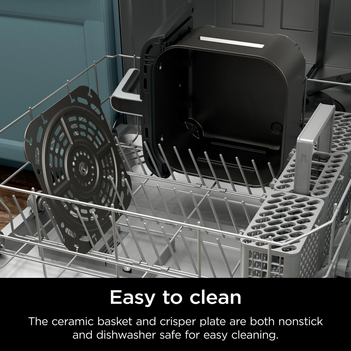 Nouveauté 2026 – Friteuse à air Ninja Pro XL 6-en-1 avec une capacité de 6,5 L, fonctions Max Crisp, friture à air chaud, rôtissage à air chaud, cuisson au four, réchauffage et déshydratation