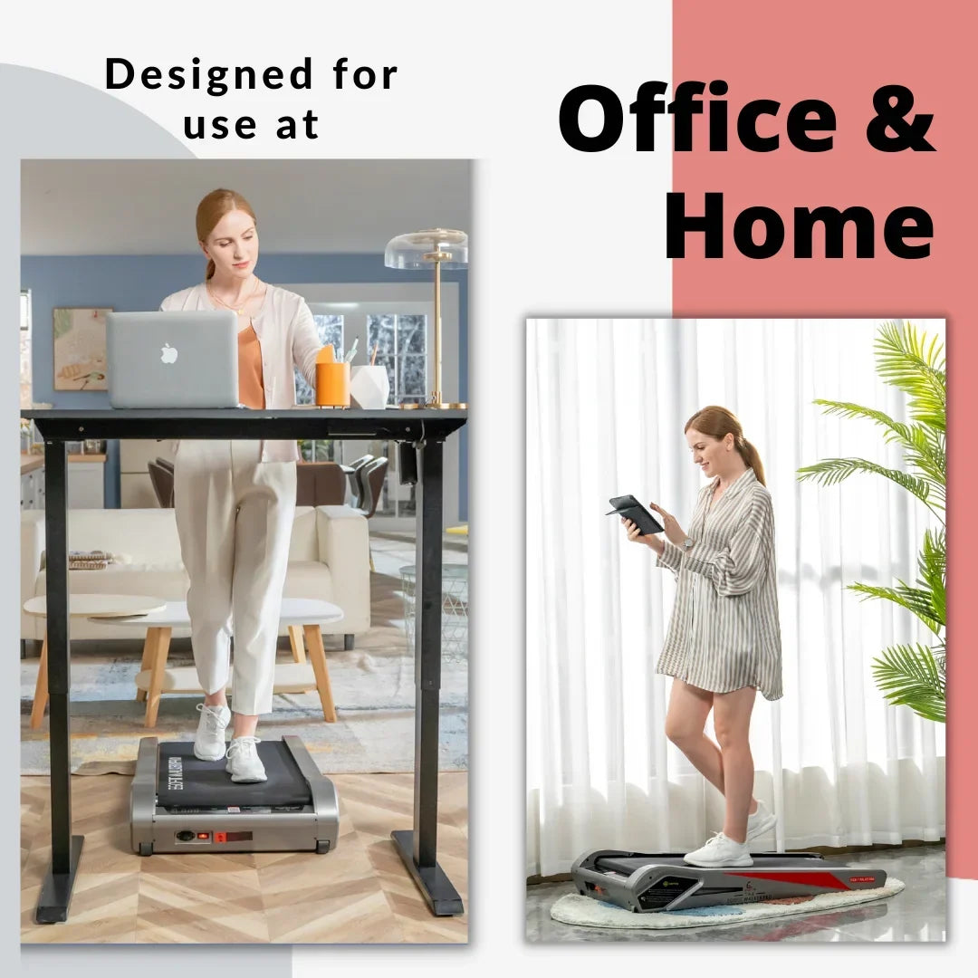 Nouveauté 2026 – Tapis de marche électrique Egofit Walker Pro , le plus petit modèle à placer sous un bureau, pour la maison, 2 CV, inclinaison de 5°