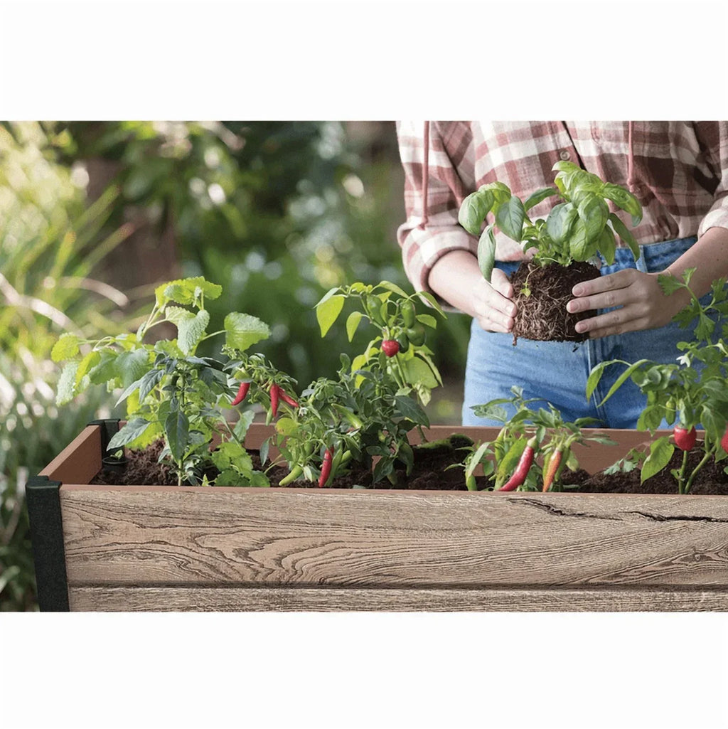 Nouveauté 2026 – Lit de jardin surélevé en résine de 29 gallons de la collection Signature Keter