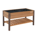 Nouveauté 2026 – Jardinière surélevée Miracle-Gro en bois de 60 x 120 cm avec étagère