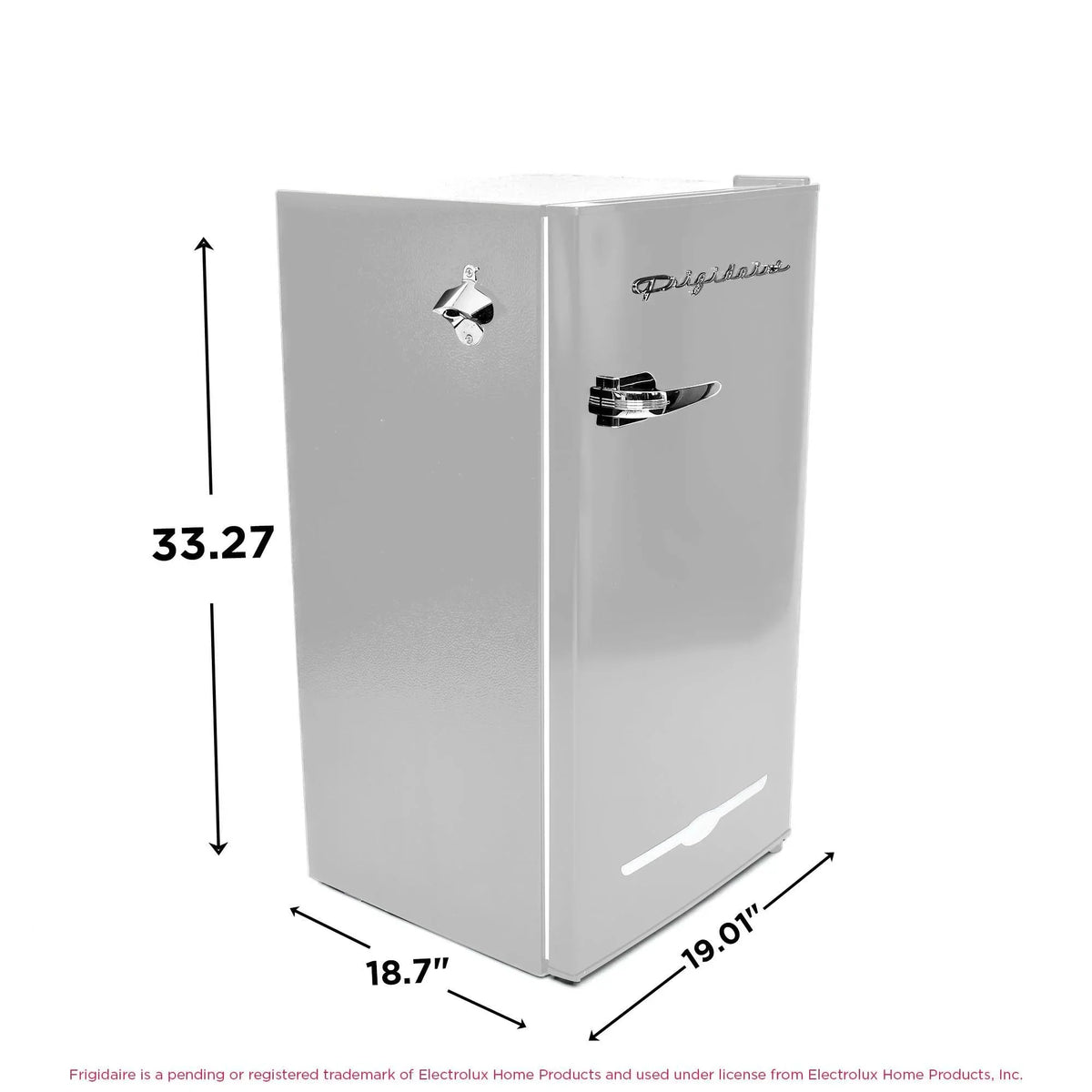 Nouveauté 2026 – Réfrigérateur de bar rétro Frigidaire EFR376-C-PINK 3,2 pi³ (rose), 65 watts, avec ouvre-bouteille latéral