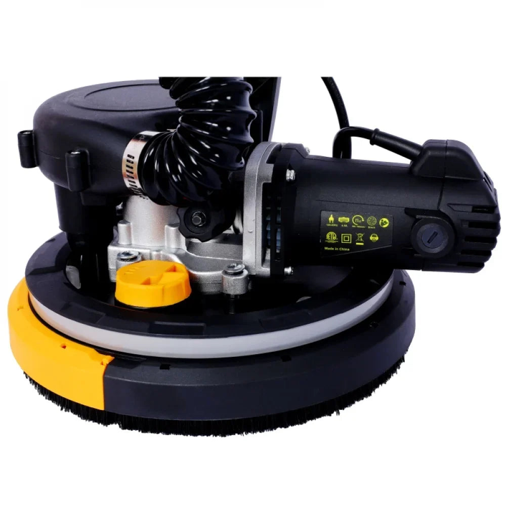 Nouveauté 2026 – Ponceuse à cloisons sèches Drywall , ponceuse électrique 780 W avec aspiration des poussières, moteur 6,5 A, ponceuse à sols sans poussière avec vitesse variable 900-1800 tr/min, lumière LED, poignée extensible et pliable