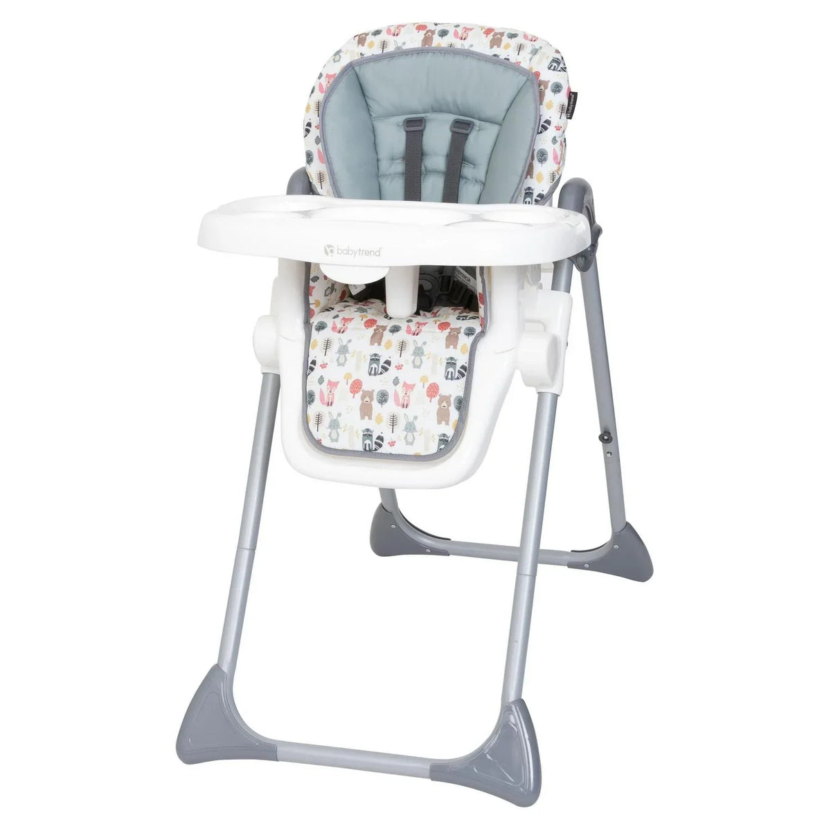Nouveauté 2026 – Chaise haute 3-en-1 Baby Trend Sit Right, collection . Thème Forêt