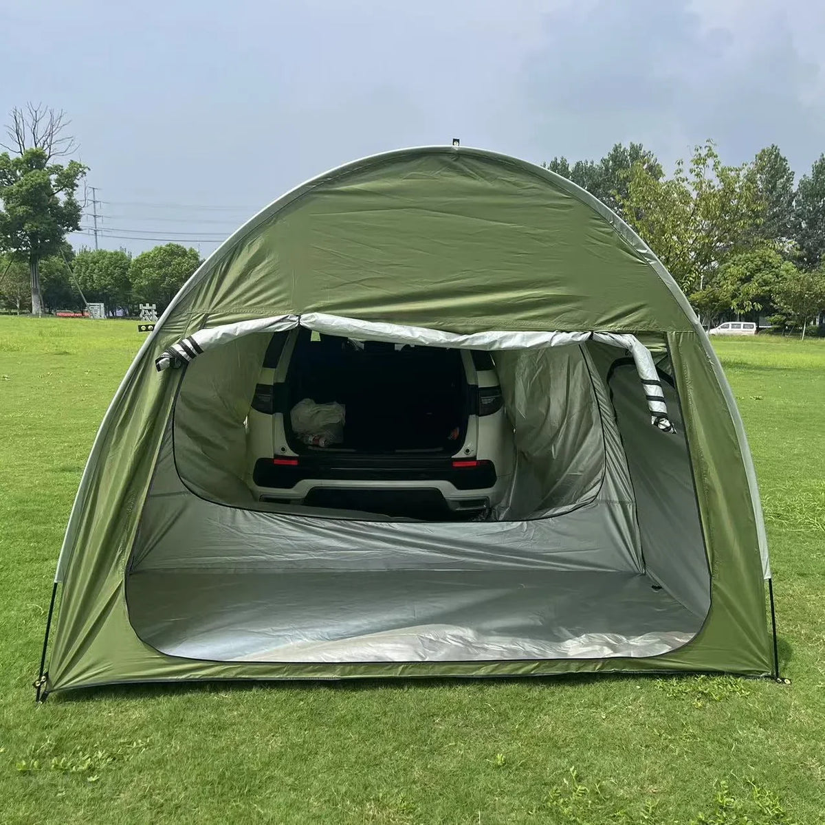 Nouveauté 2026 – Tente de camping arrière portable en arche pour voiture, , avec pare-soleil pour SUV/berline