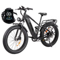 Nouveauté 2026 – Vélo électrique pour adultes, 1000 W, pneus larges 26 pouces, batterie 48 V 17,5 Ah, vitesse maximale de 45 km/h, 7 vitesses, freins à disque hydrauliques doubles, écran LCD, autonomie de 96 km, VTT électrique