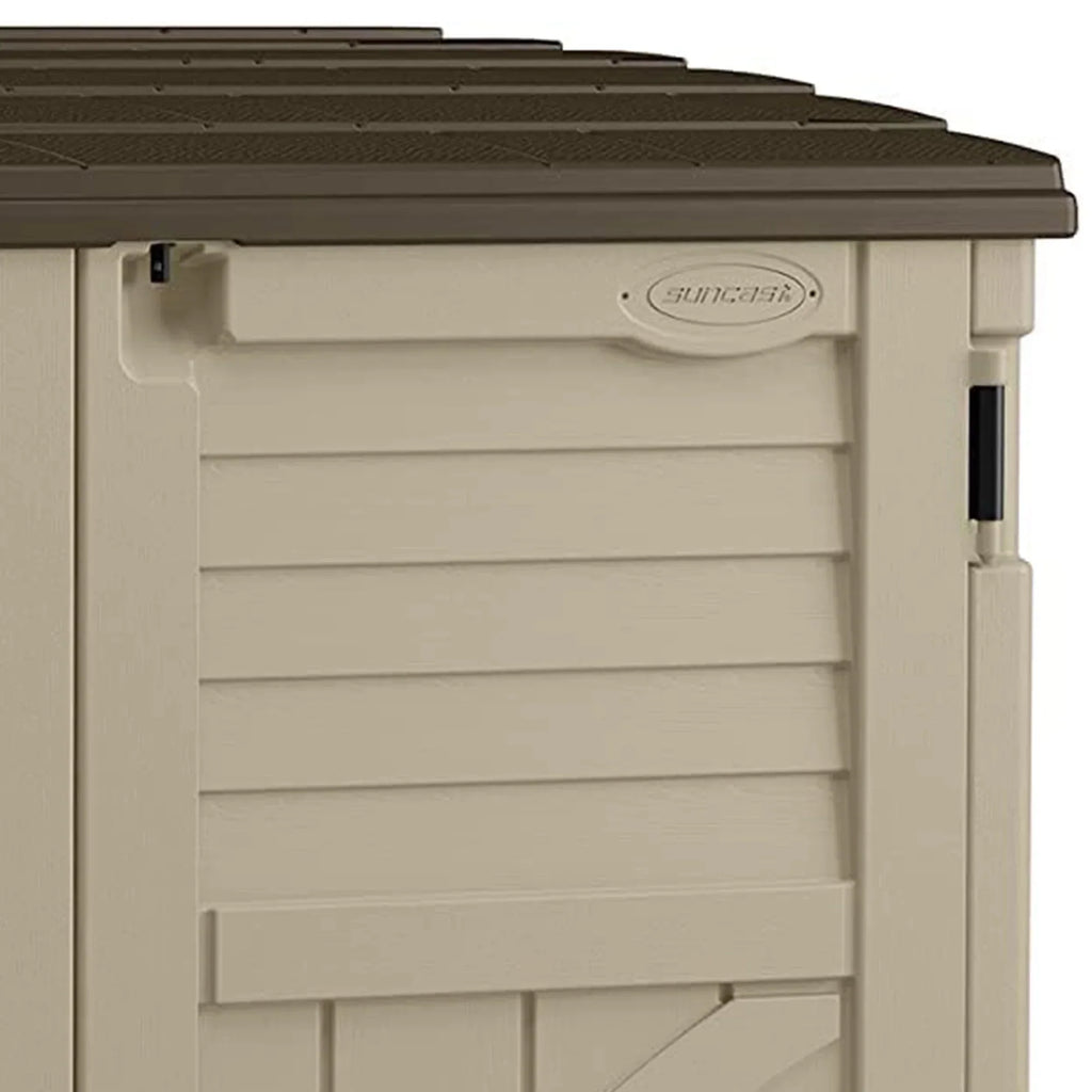 Nouveauté 2026 – Abri de jardin compact horizontal Suncast , 34 pi³, couleur sable