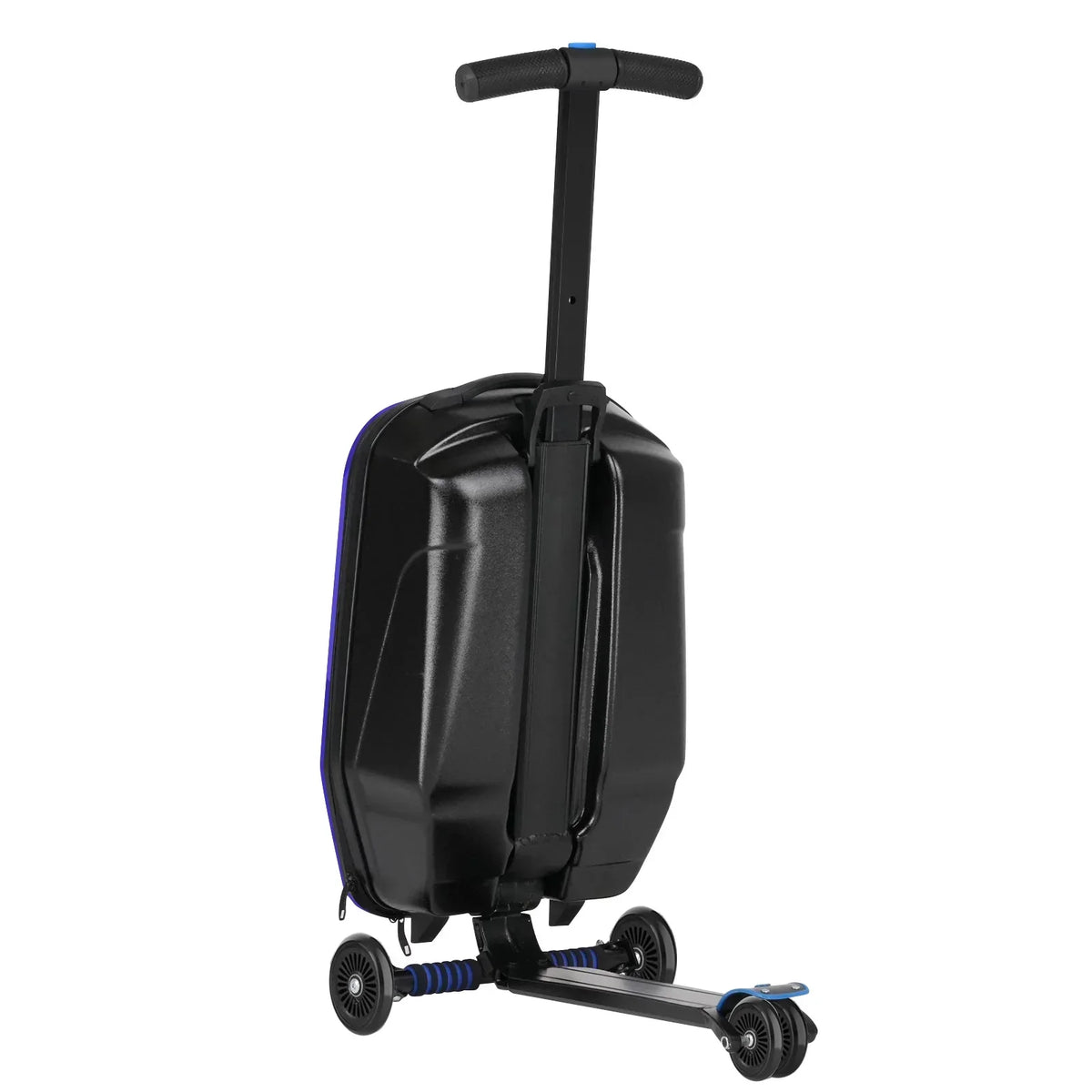 Nouveauté 2026 – Valise-trottinette Advwin pour enfants et adultes, valise rigide à roulettes pour enfants de 4 à 15 ans, multifonctionnelle, légère et pliable, avec roulettes, rose