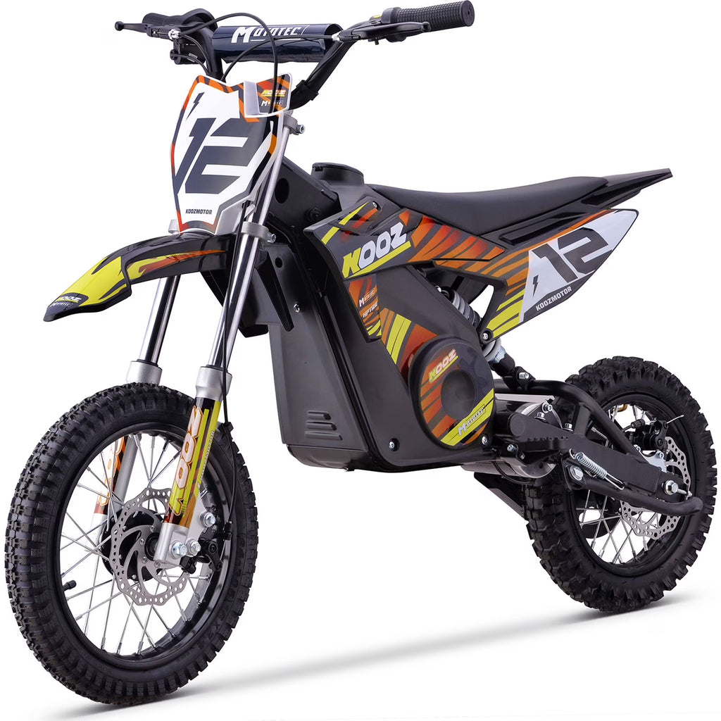 Nouveauté 2026 – Moto tout-terrain électrique MotoTec 36 V 1000 W (HP112E) bleue