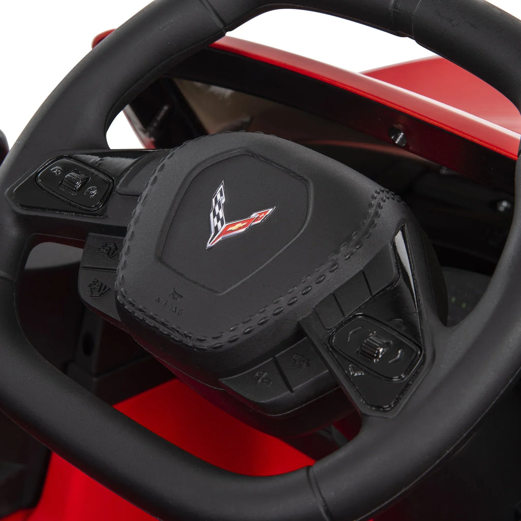 Nouveauté 2026 – Voiture électrique Huffy Corvette Stingray 12V , pour enfants de 3 ans et plus, avec effets sonores