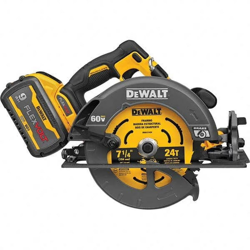Nouveauté 2026 – Kit de scie circulaire sans fil DeWalt FLEXVOLT 60 V 7-1/4 po (batterie et chargeur inclus