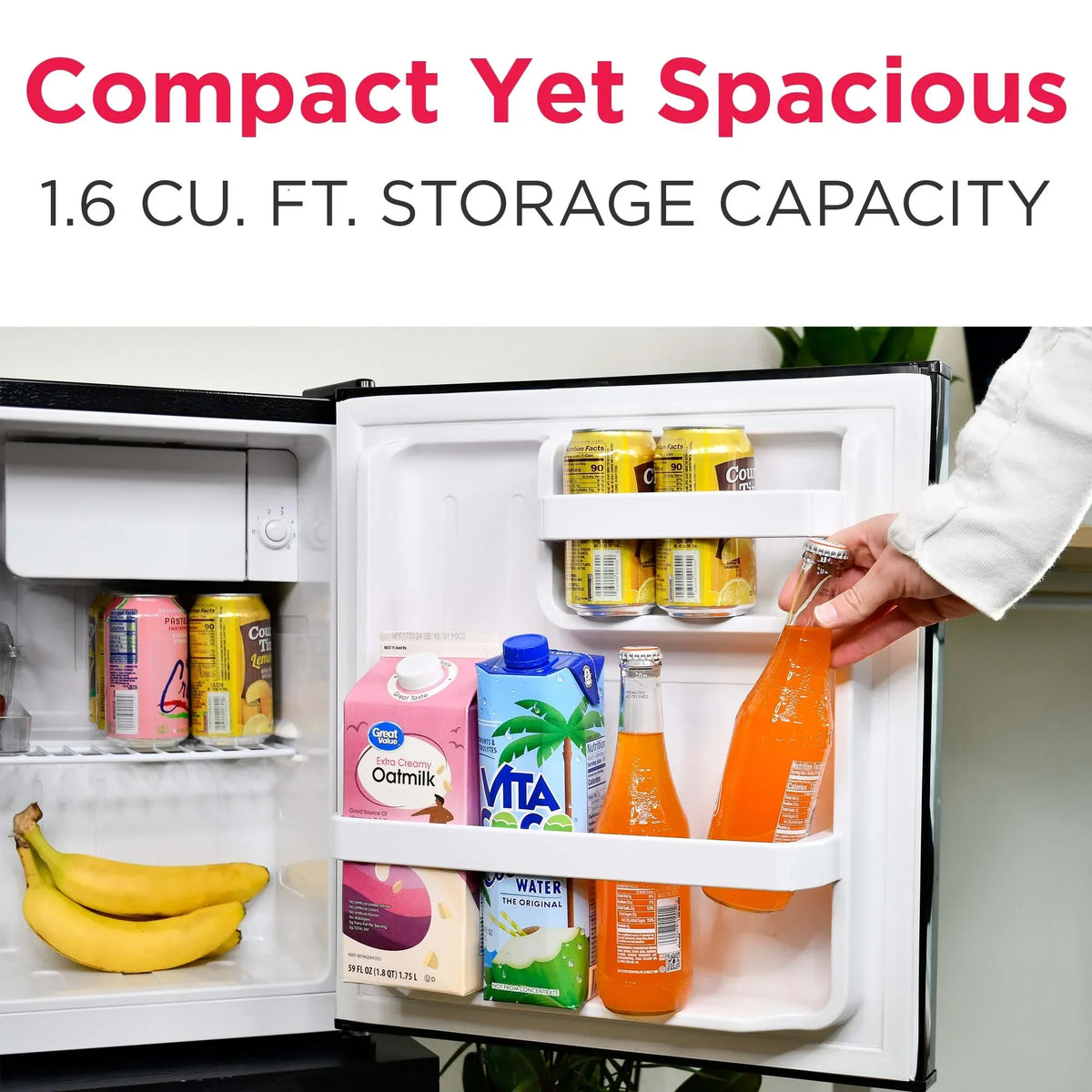 Nouveauté 2026 – Réfrigérateur Frigidaire , 1,6 pi³, style rétro compact, avec ouvre-bouteille latéral, couleur corail