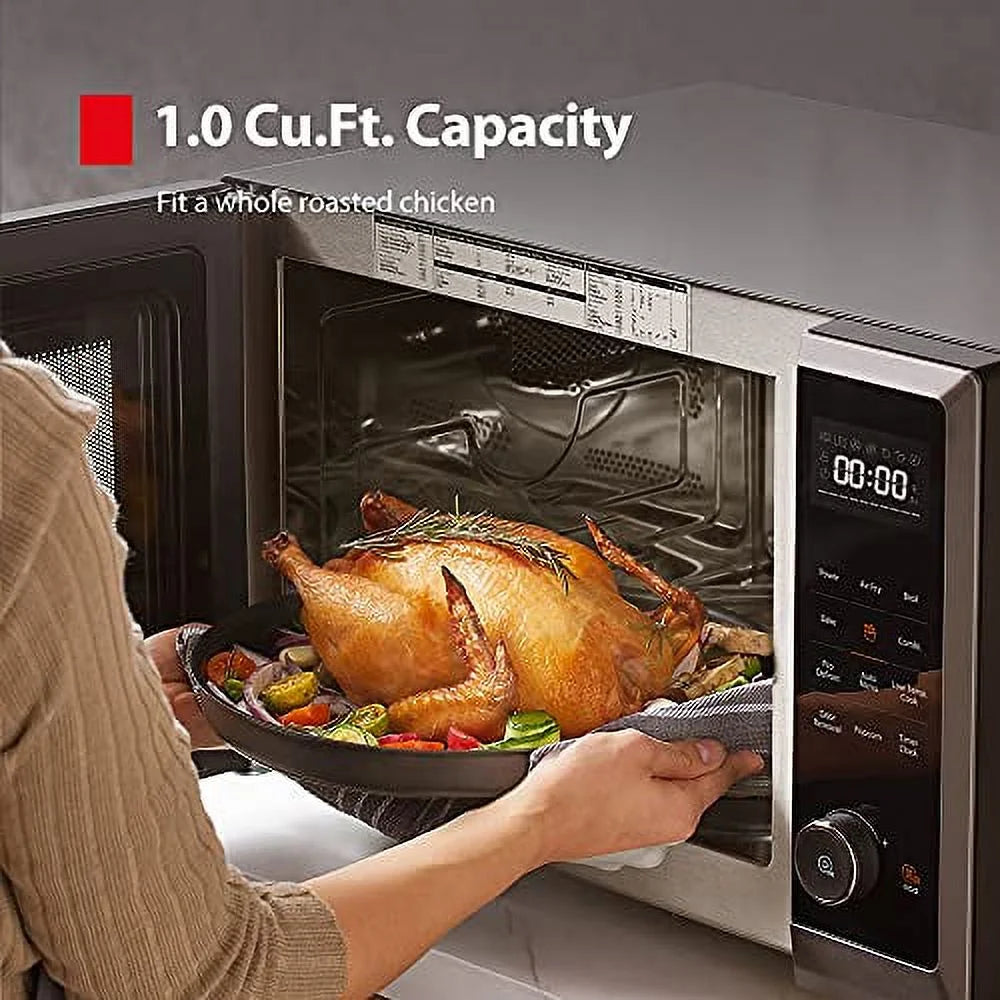 Nouveauté 2026 – Fours à micro-ondes de comptoir Toshiba 1,2 pi³ en acier inoxydable