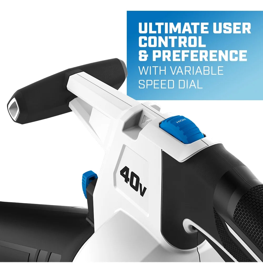 Nouveauté 2026 – Kit aspirateur à feuilles sans fil HART 40V , (1) batterie lithium-ion 4,0 Ah